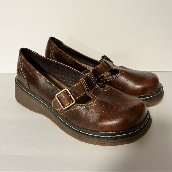 Airwalk Shoes Airwalk Womens Brown Leather Mary Janes Sz 7 Y2k